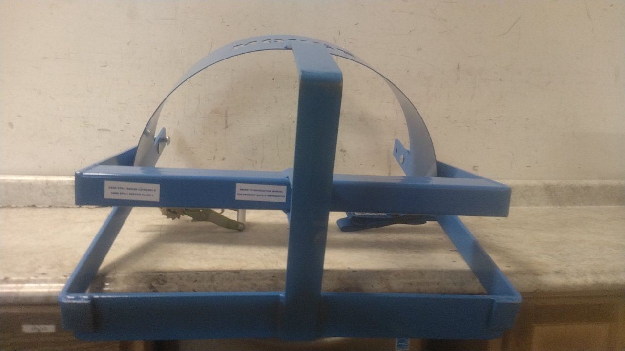 Morse 86 1,000 Lb Load Cap 55 Gal Drum Cap Carbon Steel Vertical Drum Lifter