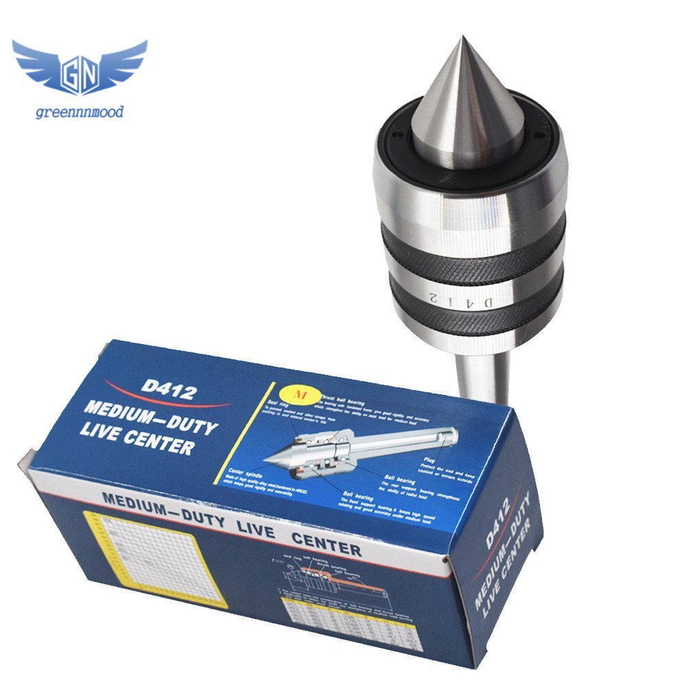 1Pc MT2 Live Center Morse Taper Triple Bearing Spindle Lathe Milling CNC Chuck