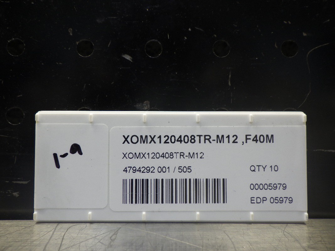 SECO Carbide Inserts QTY10 XOMX120408TR-M12 F40M (LOC1434A)