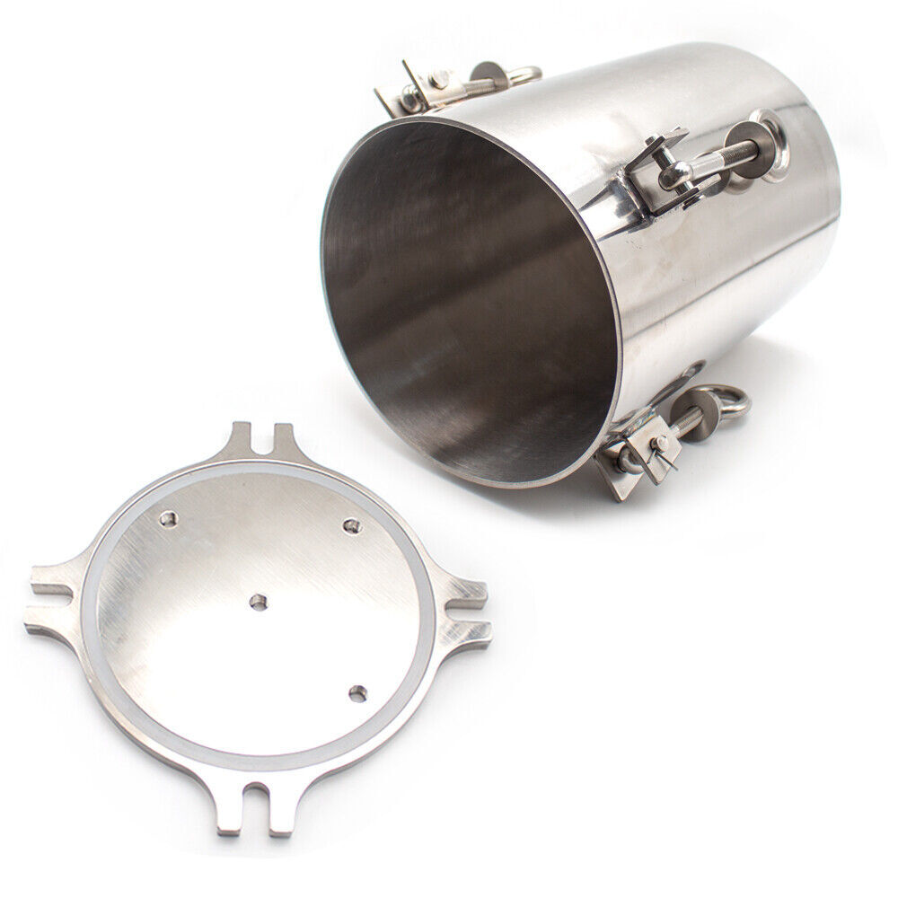 3L 5.2in Stainless Steel Pressure Tank Dispenser Glue Dispensing Storage Bucket