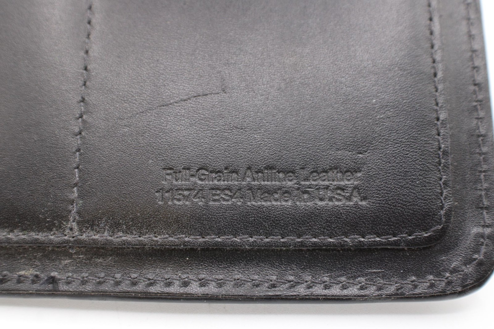 Black Leather Franklin Quest Planner Organizer Planner 7-Ring Binder Card Slots