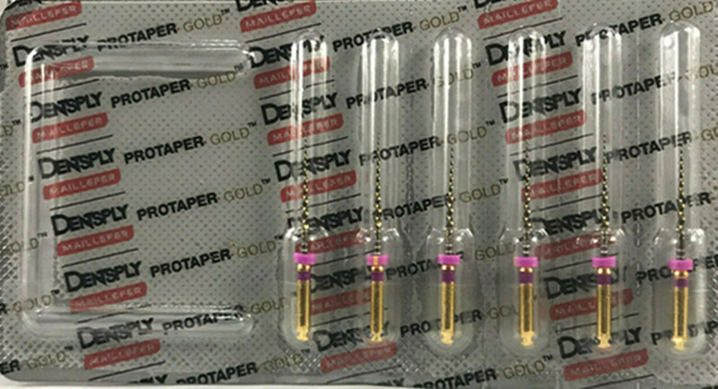 Dentsply ProTaper Gold Rotary Files F1,F2,F3,S1,S2,SX-F3 31mm 6 files /Pk