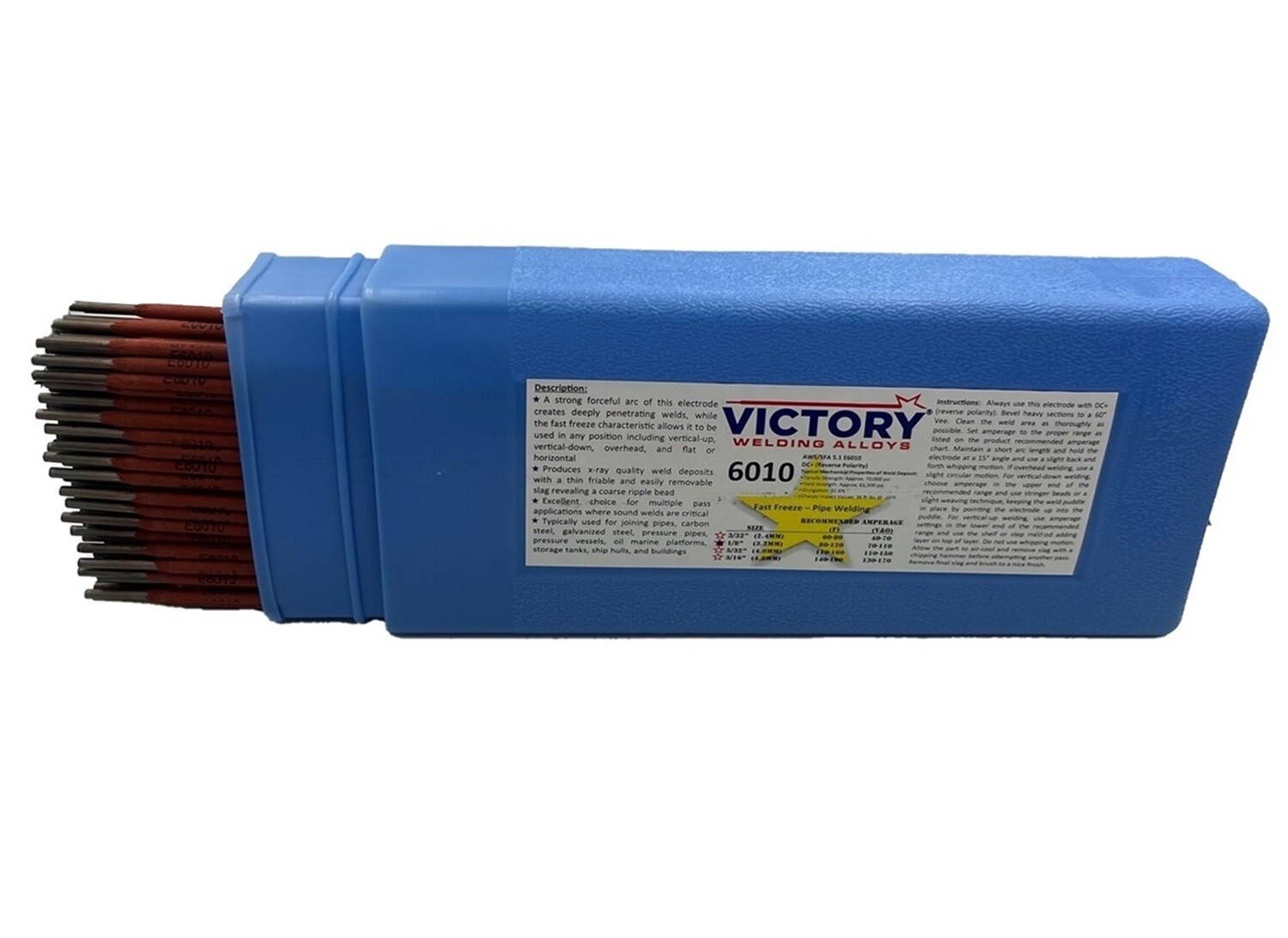 E6010 3/32″ 5Ibs Stick Welding Electrode 6010 Welding Rods 1 Pack 5Ibs