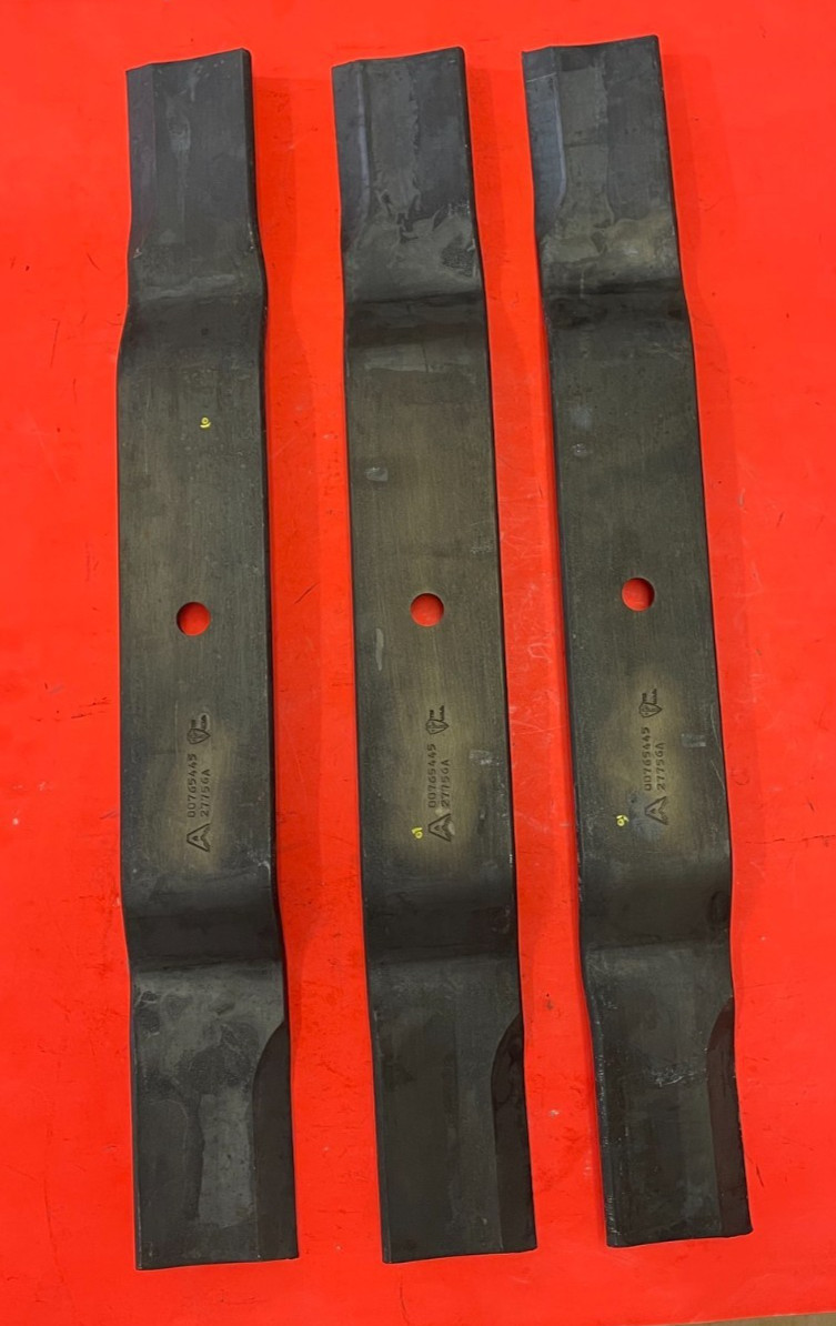 3 HD blades for Servis Rhino FM72A GK72 72″ (6′) finish mowers replaces 00765442