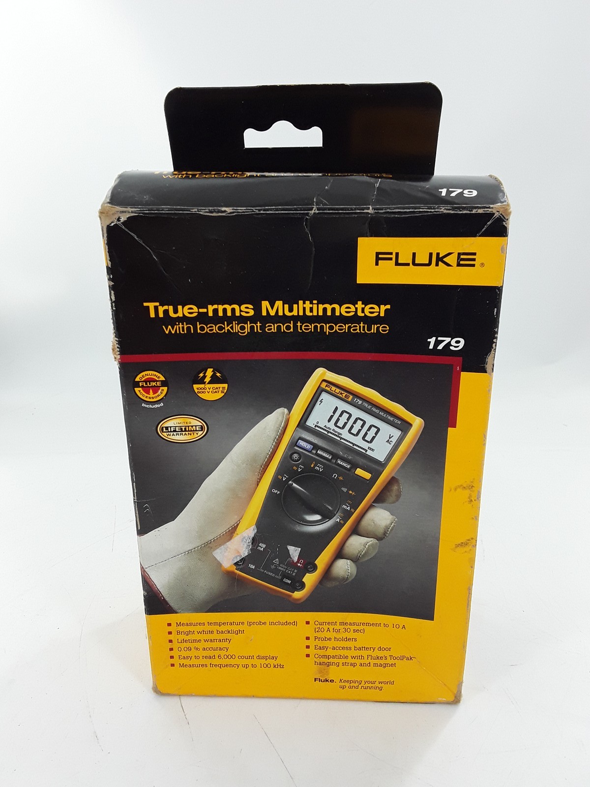 FLUKE 179-True-rms Multimeter, with backlight and temperature