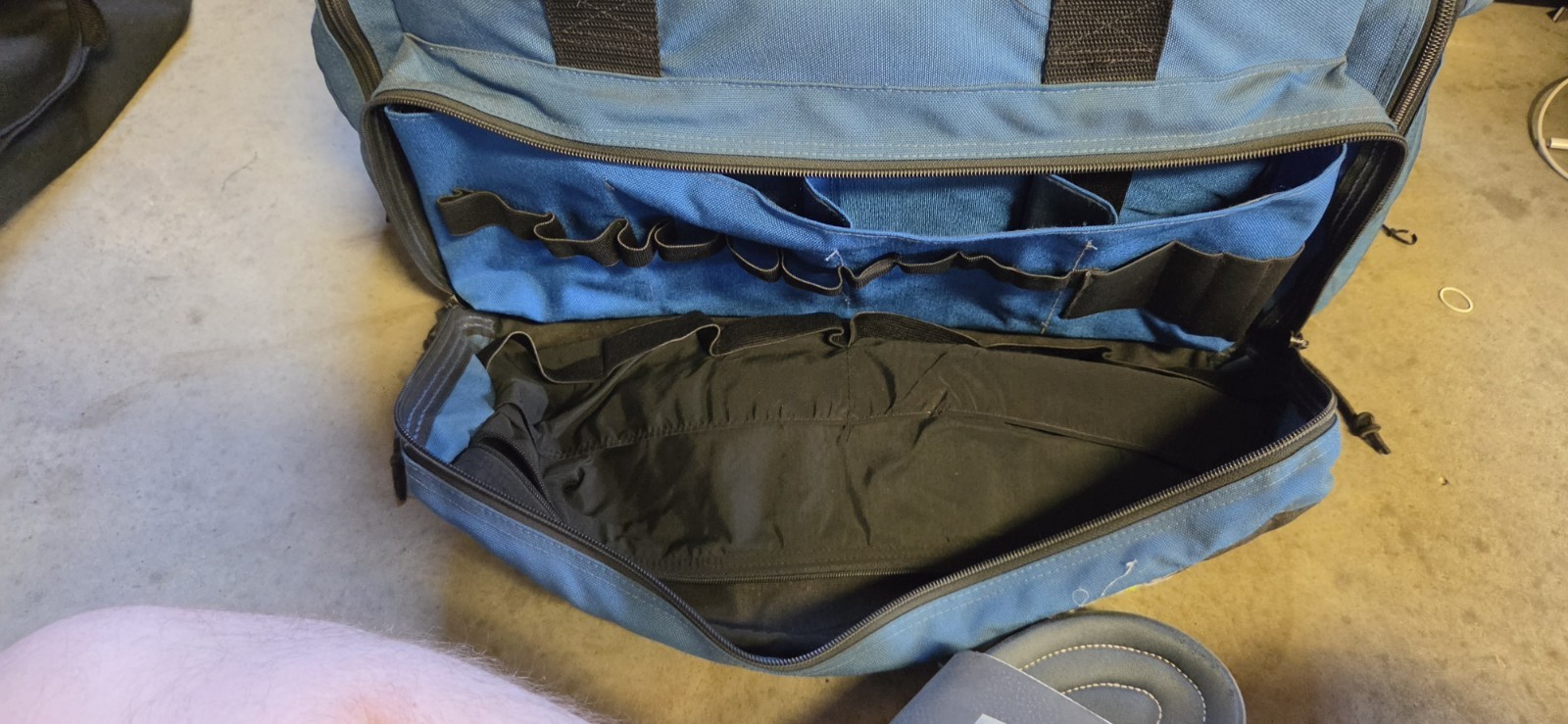 Iron Duck Trauma Bag, Nylon, 23 in L, 17 in W, Blue Ems Bag #4