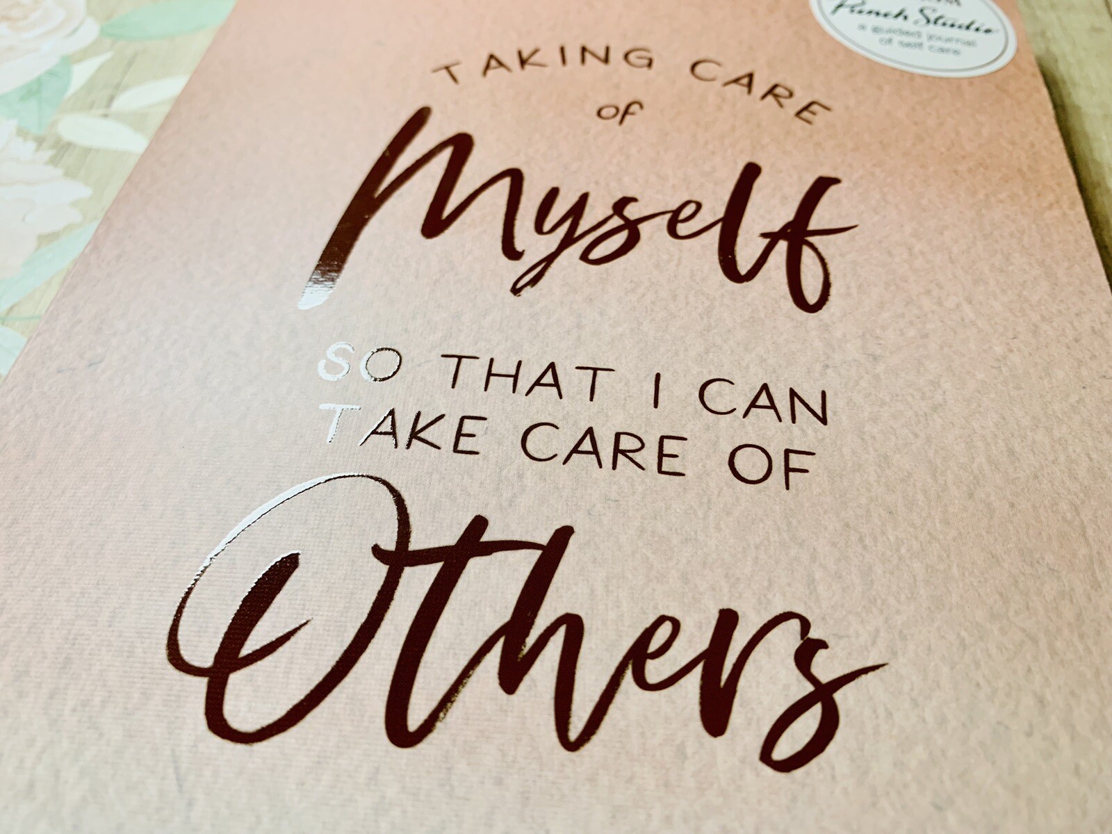Punch Studio Guided Self Care For Mom Journal 208-Page Full Color Undated Gift
