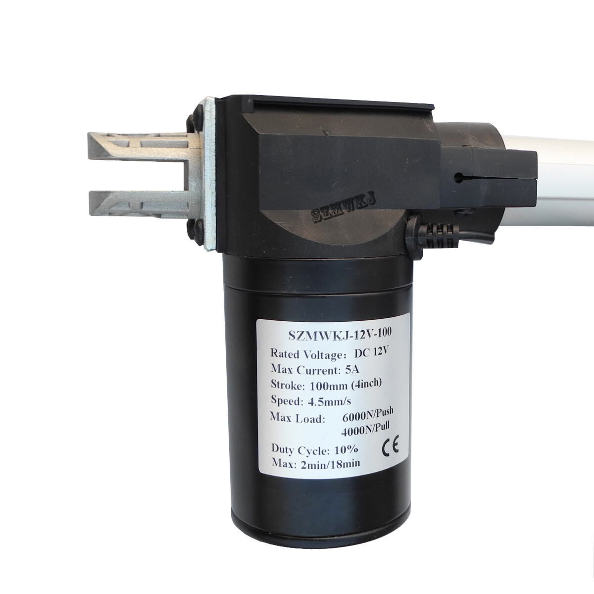 6000N 4″ DC 12V Linear Actuator 1320lbs Lift Electric Motor W/ Remote Controller
