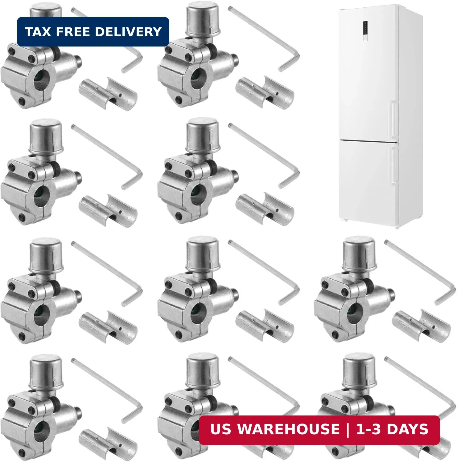 10 Pcs Bullet Piercing Valves, BPV-31 Piercing Valve for Refrigerators HVAC, Com