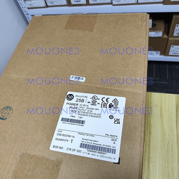 Brand New Allen-Bradley 25B-D037N114 PowerFlex 525 18.5kW (25Hp) AC Drive