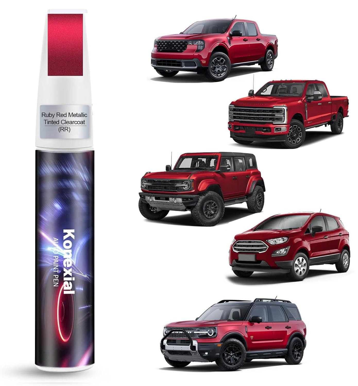 Ford Ruby Red Metallic Touch Up Paint Pen, Deep Scratch Repair