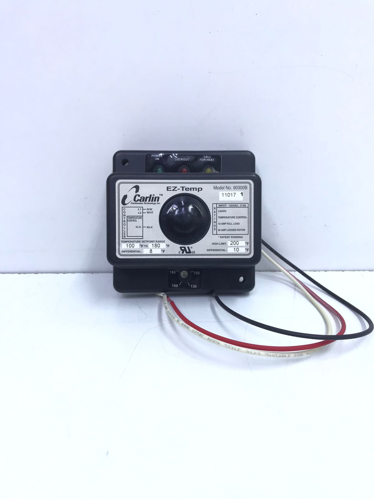 Lot Of 3 Nos X Carlin 90300B1S EZ-Temp Dual Limit Temperature Control, CH#619