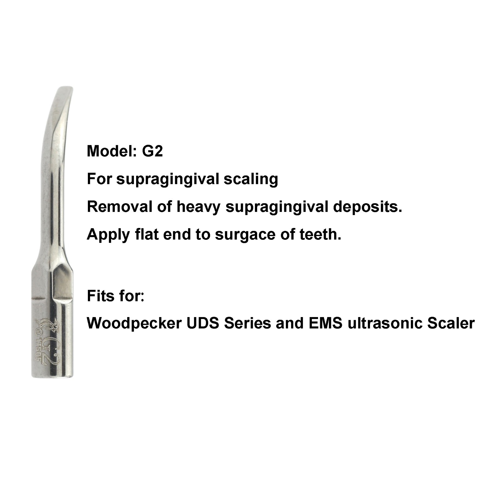 Woodpecker Dental Piezo Scaler LED Handpiece Tips G1 P1 EMS PIEZON HP-5L HW-5L