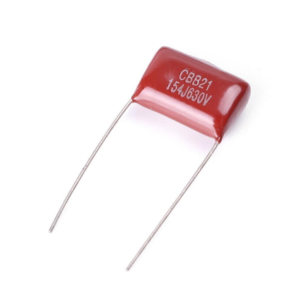200 Pcs 630V 0.001uf~2.2uf CBB Metal Film Capacitors Assortment Kit 25 values