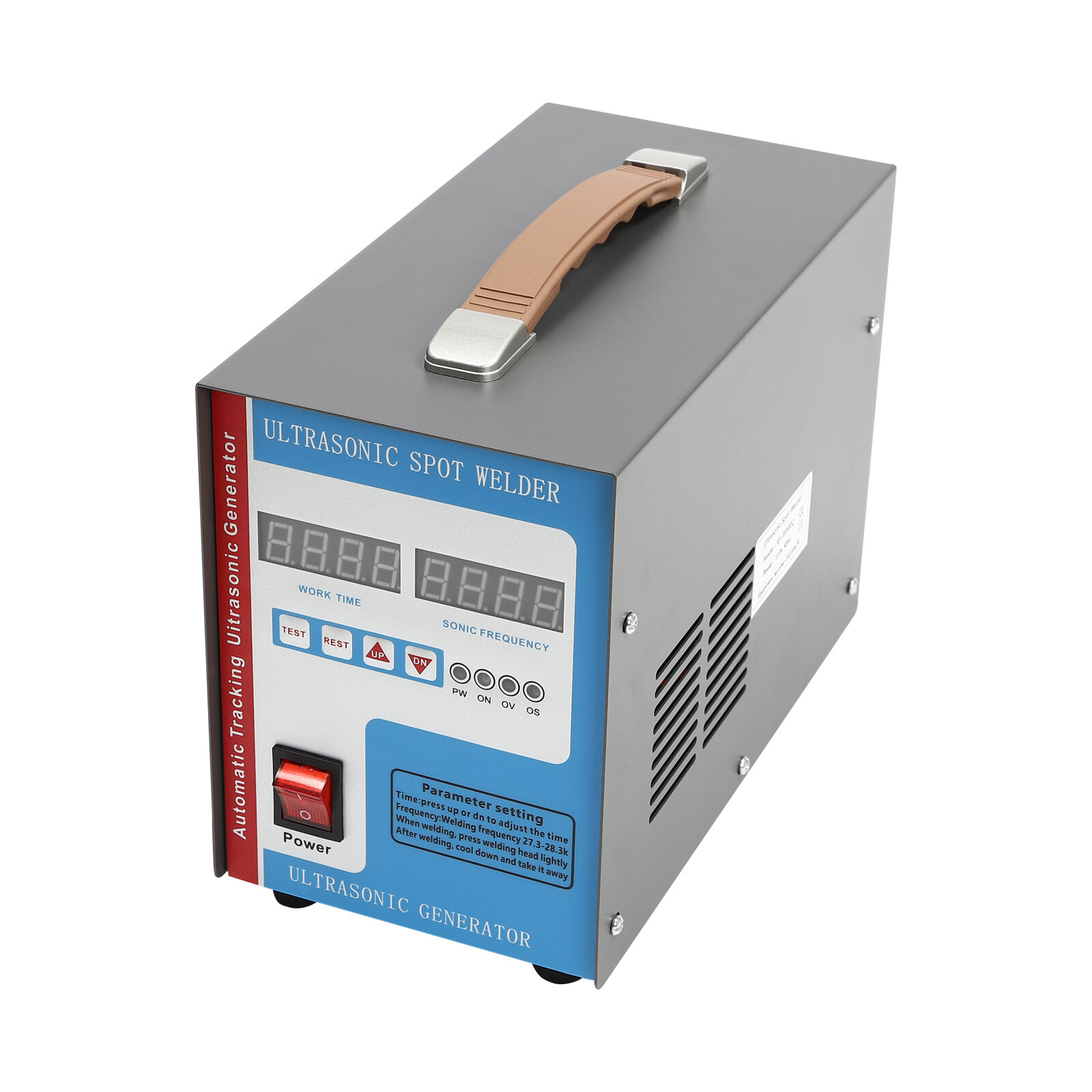 110V Portable Ultrasonic Plastic Welder Ultrasonic Spot Welding Machine
