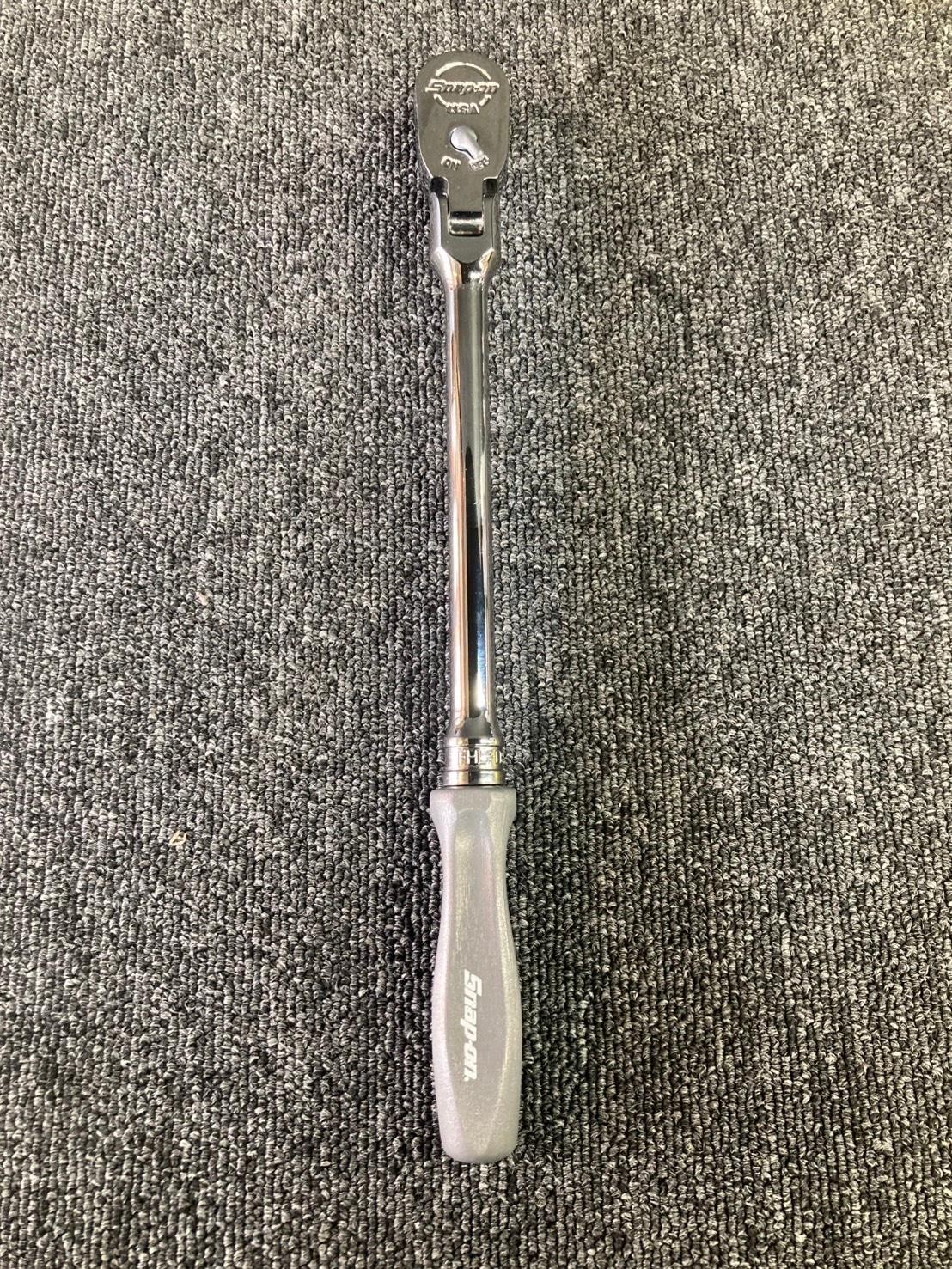 snap on fhlfd80 3/8 dr dual 80 long flex head hard handle ratchet Dark Titanium