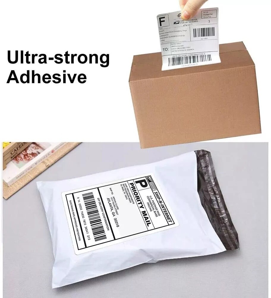 1000 4 X 6 Direct Thermal Fanfolded Labels 1 000 Labels per Fanfold Stack