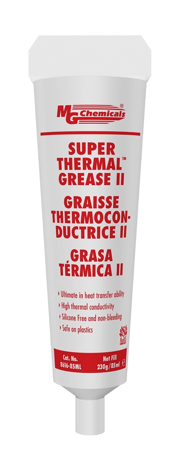 MG Chemicals 8616-85ML Cream Super Thermal Grease II, Silicone Free