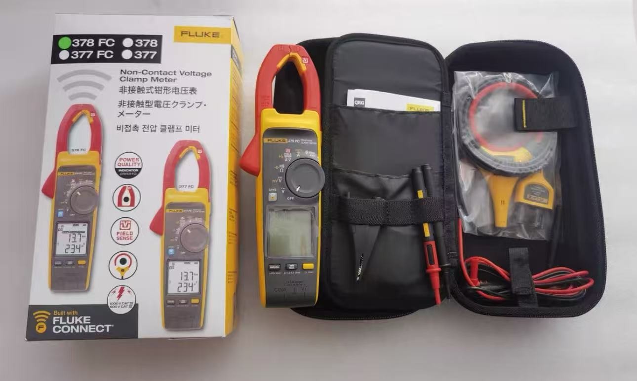FLUKE 378 FC NON-CONTACR VOLTAGE CLAMP METER (NEW FACTORY SEALED)CALIBRATED 2025