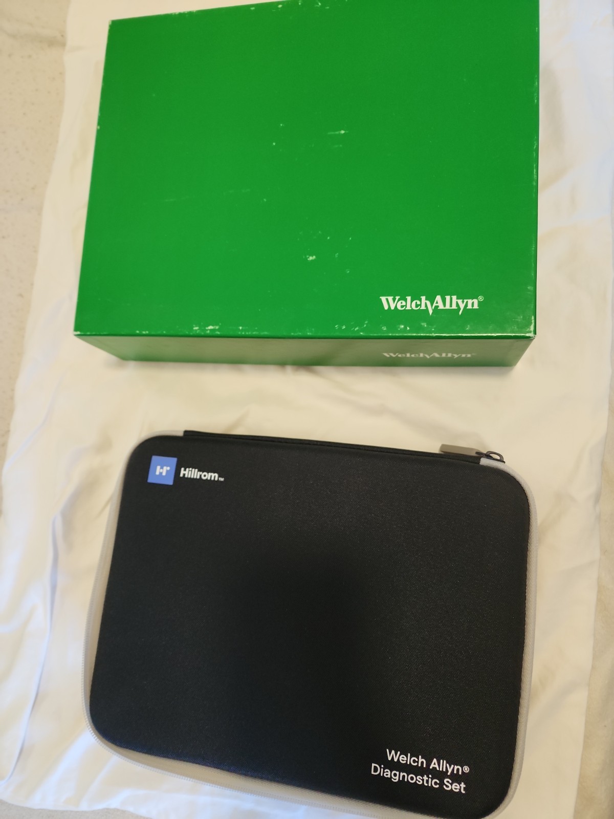 Welch Allyn Hillrom Hard Carrying Case Diagnostic Set + original Box