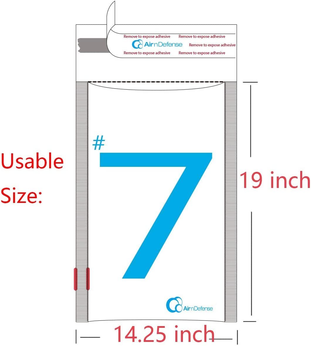 50 #7 14.25×20 Poly Bubble Padded Envelopes Mailers Shipping Bags AirnDefense