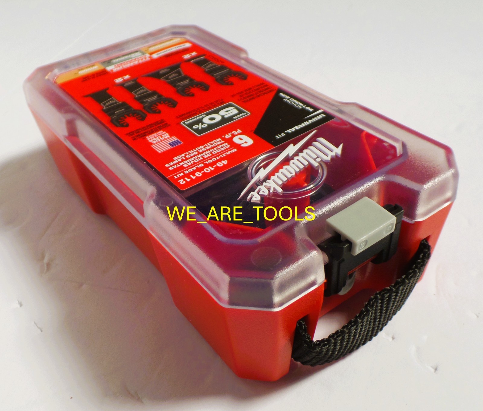 NEW Milwaukee OPEN-LOK 49-10-9112 6pc Multi-Tool Blade Kit with Storage Case