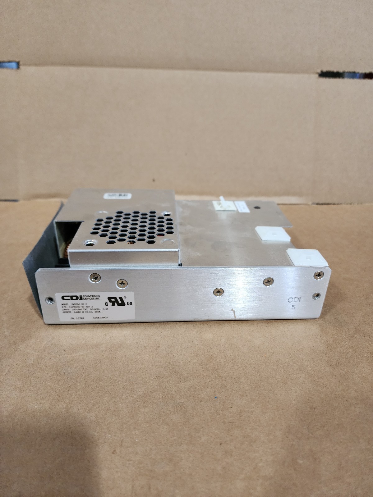 CDI SMD350-33-C 11000203-33 Enclosed Power Supply, 34VDC @ 10.3A, 350W