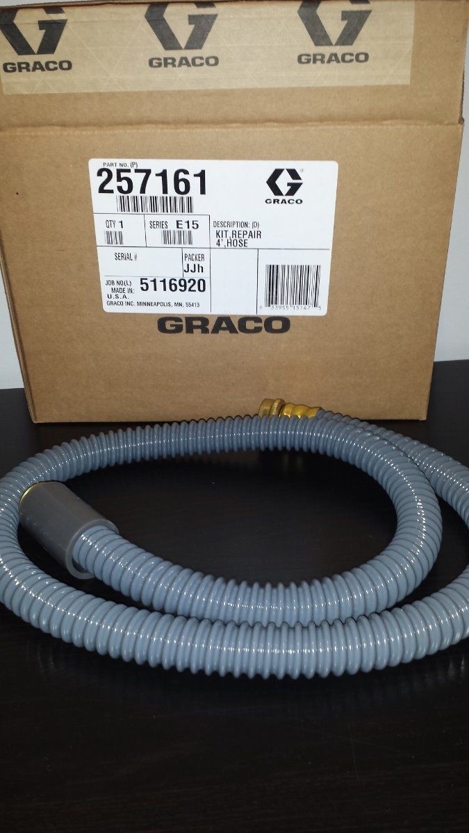 Graco HVLP Super Flex Whip Air Hose 4ft 257161