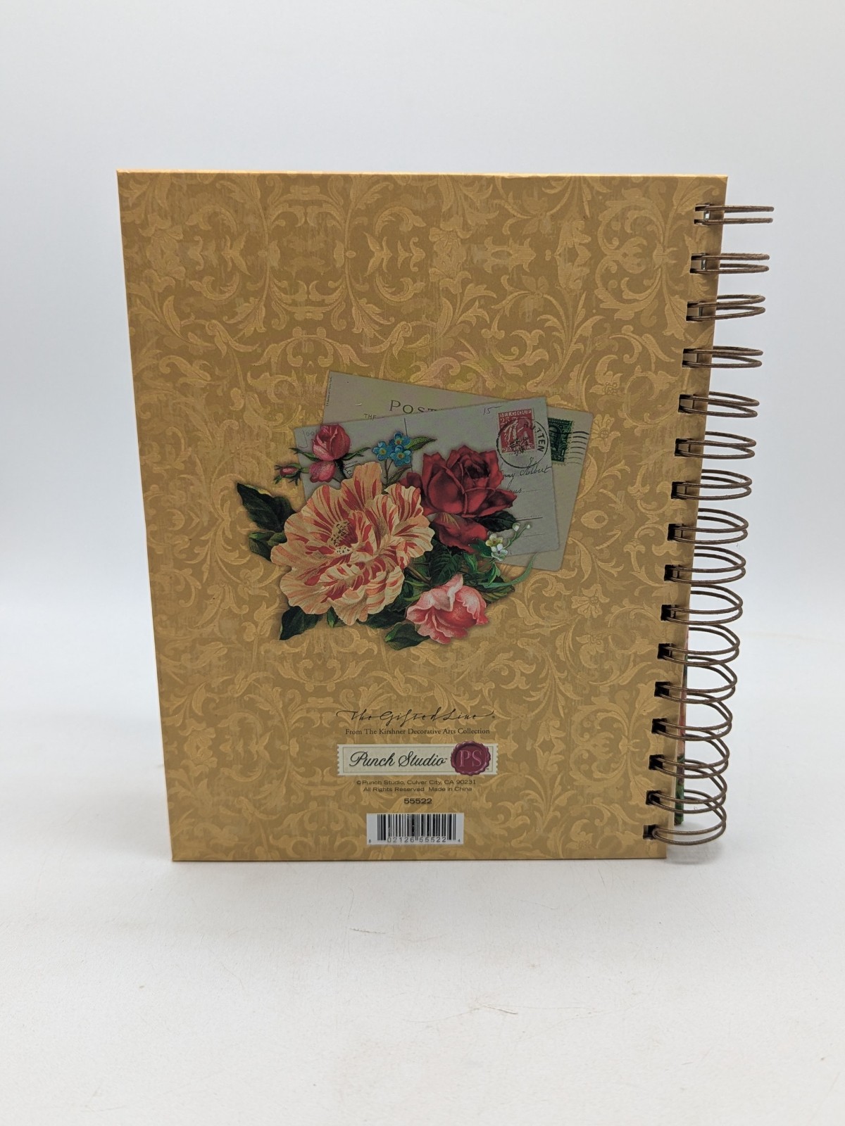 PUNCH Studio Floral Paris Cutout Embellished Notebook Journal 8.25″ x 6.5″