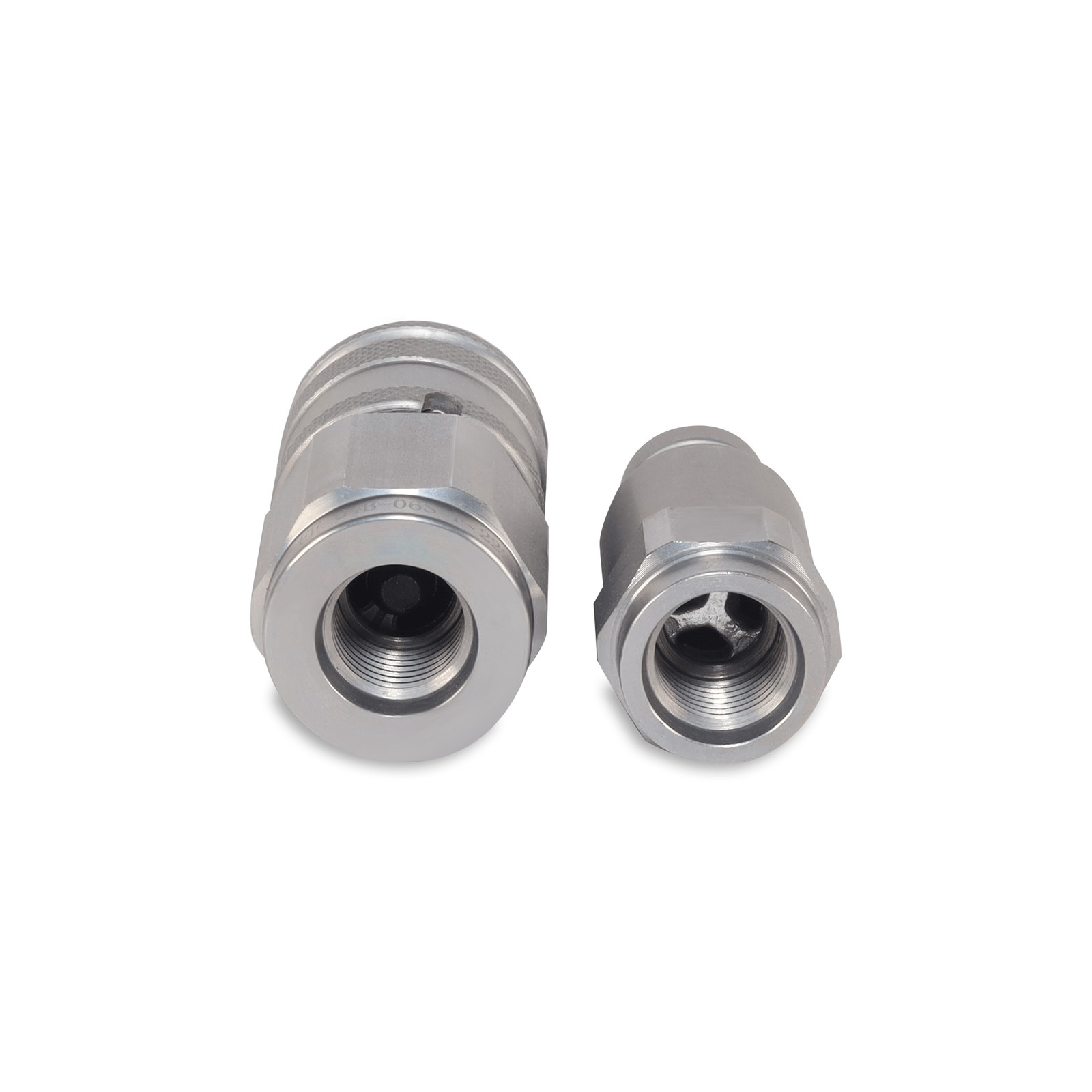 1/4″ Flat Face Hydraulic Quick Couplers Set – 3/8″ SAE Thread