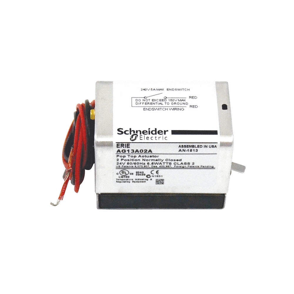 ERIE AG13A02A Normally Closed Actuator,24V, End Switch 40LW88