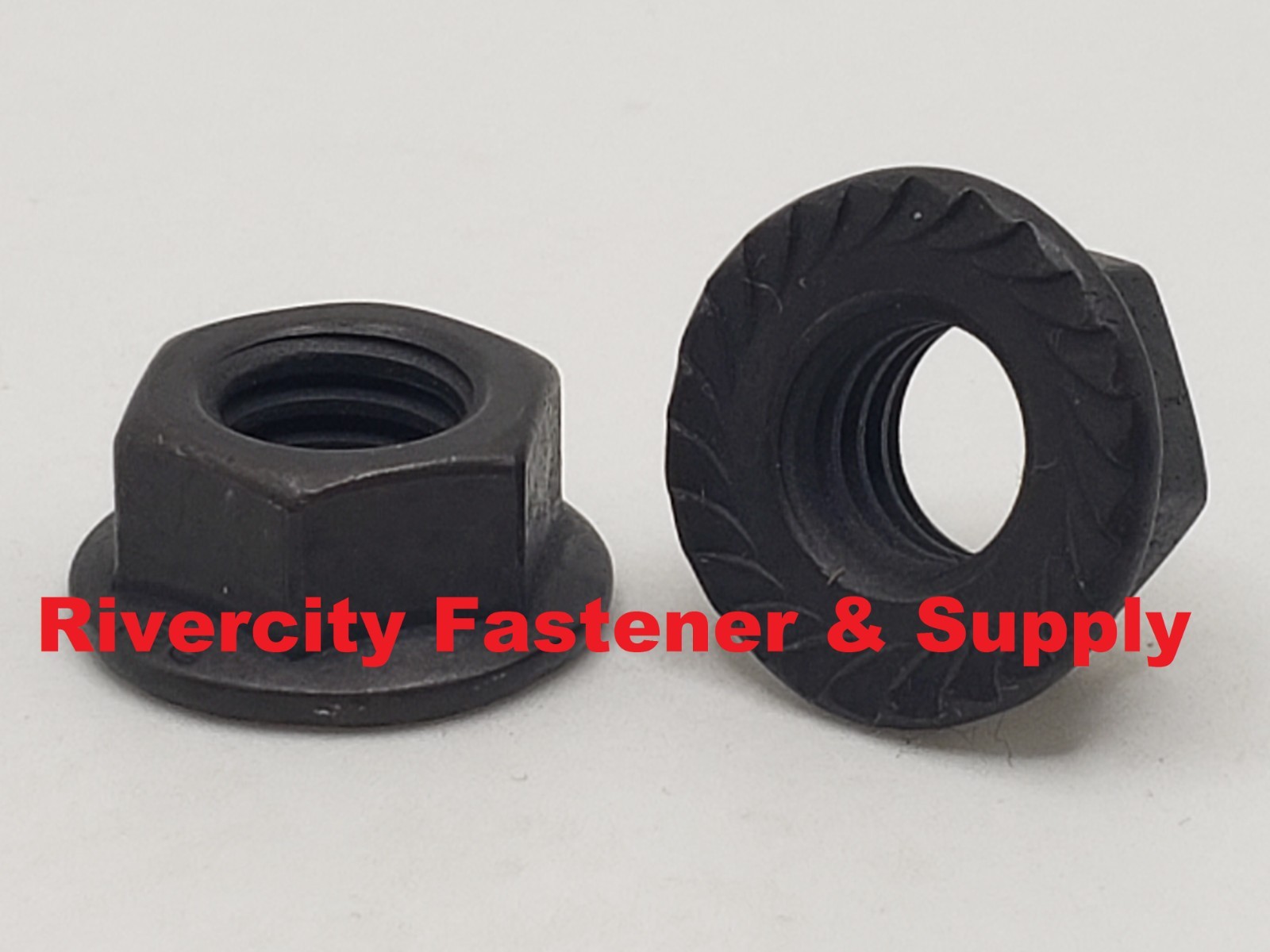 M10-1.5 Serrated Flange Nuts M10x1.5 Nut 10mm x 1.5 Serrated Flare whiz nuts