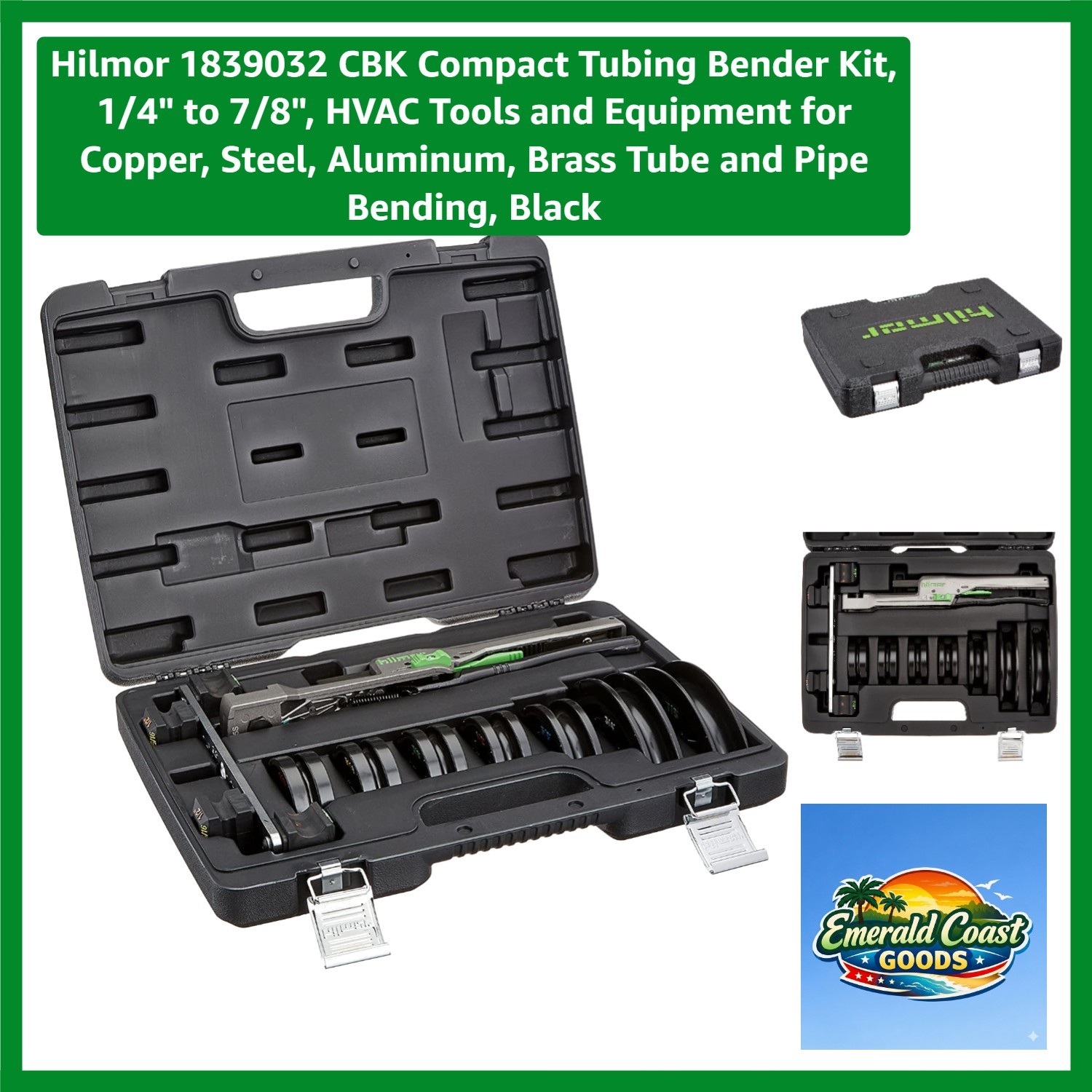 CBK Compact Tubing Bender Kit, 1/4″ to 7/8″, HVAC Tools and Equipment for Cop…