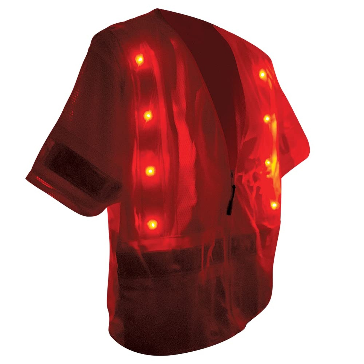 Global Glove unisex-adult Led Safety Vest 3X-Large Hi-vis Yellow