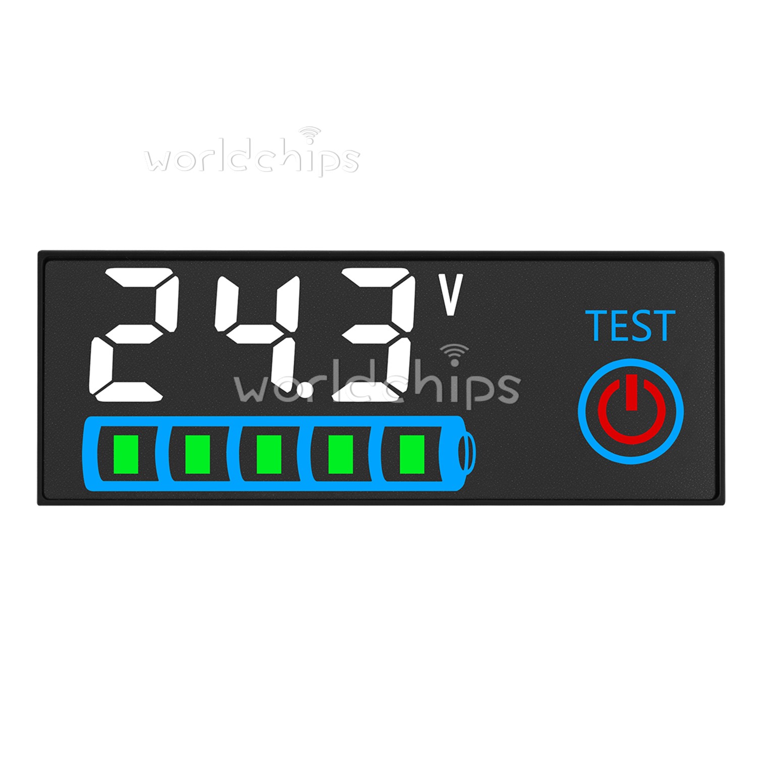 DC 7-55V LED Indicator Voltage Acid/Li-ion Universal Battery Charge Indicator