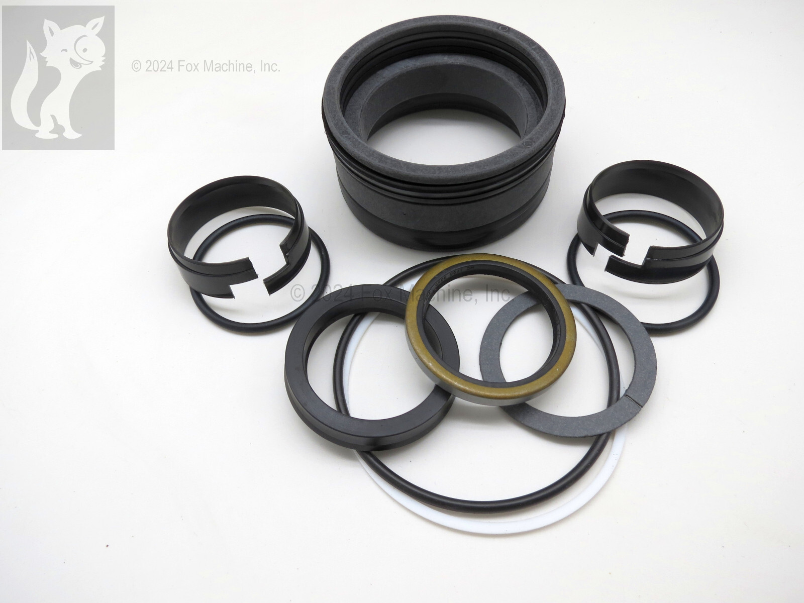 Seal Kit for Case 580CK Model 33 Loader Lift Cylinder Snap in OR Press in wiper