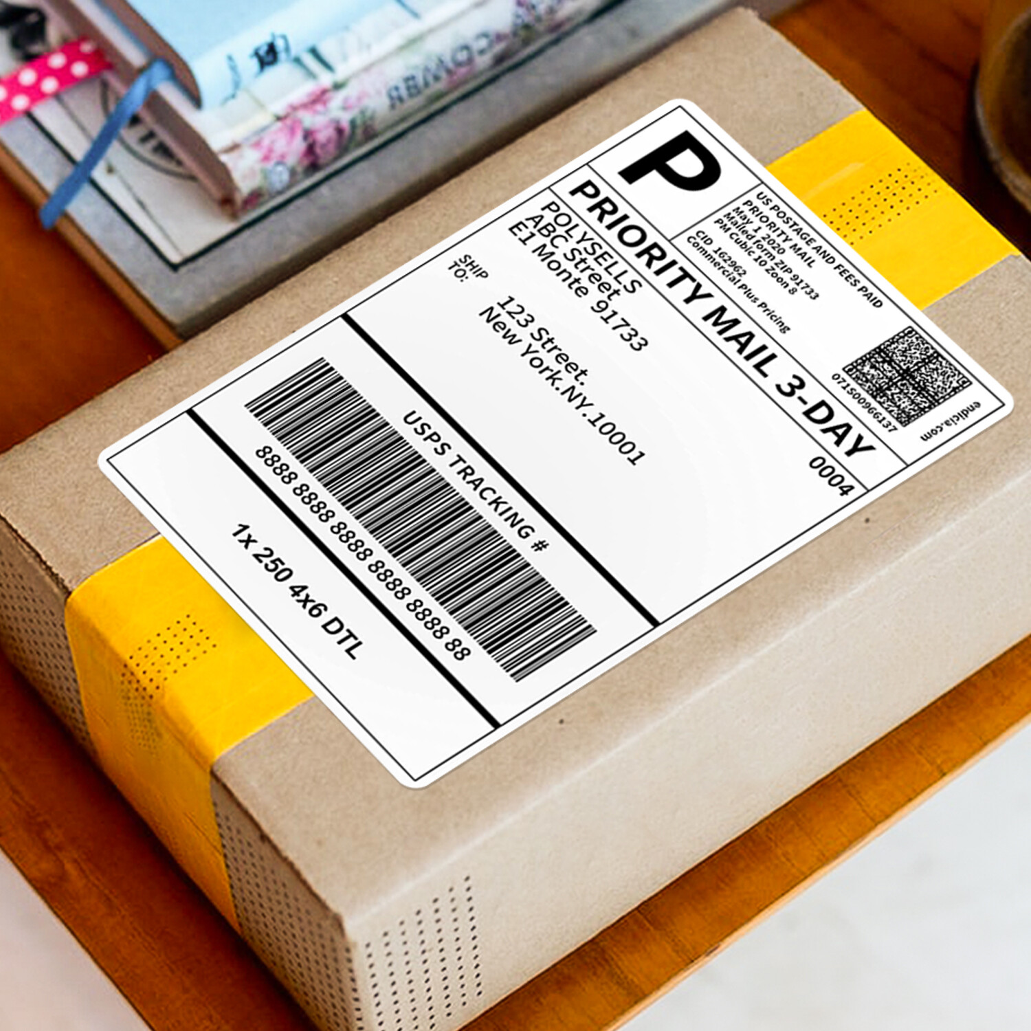 4″x6″ Direct Thermal Shipping Labels for Zebra &Rollo Printers Fanfold and Rolls