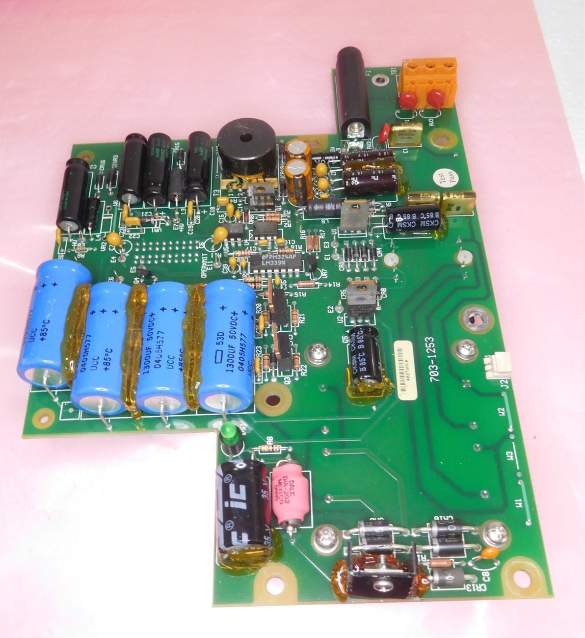 GE Panametrics 703-1253 Power Board DF868/GX868 Flow Meter #2 (S8-11)