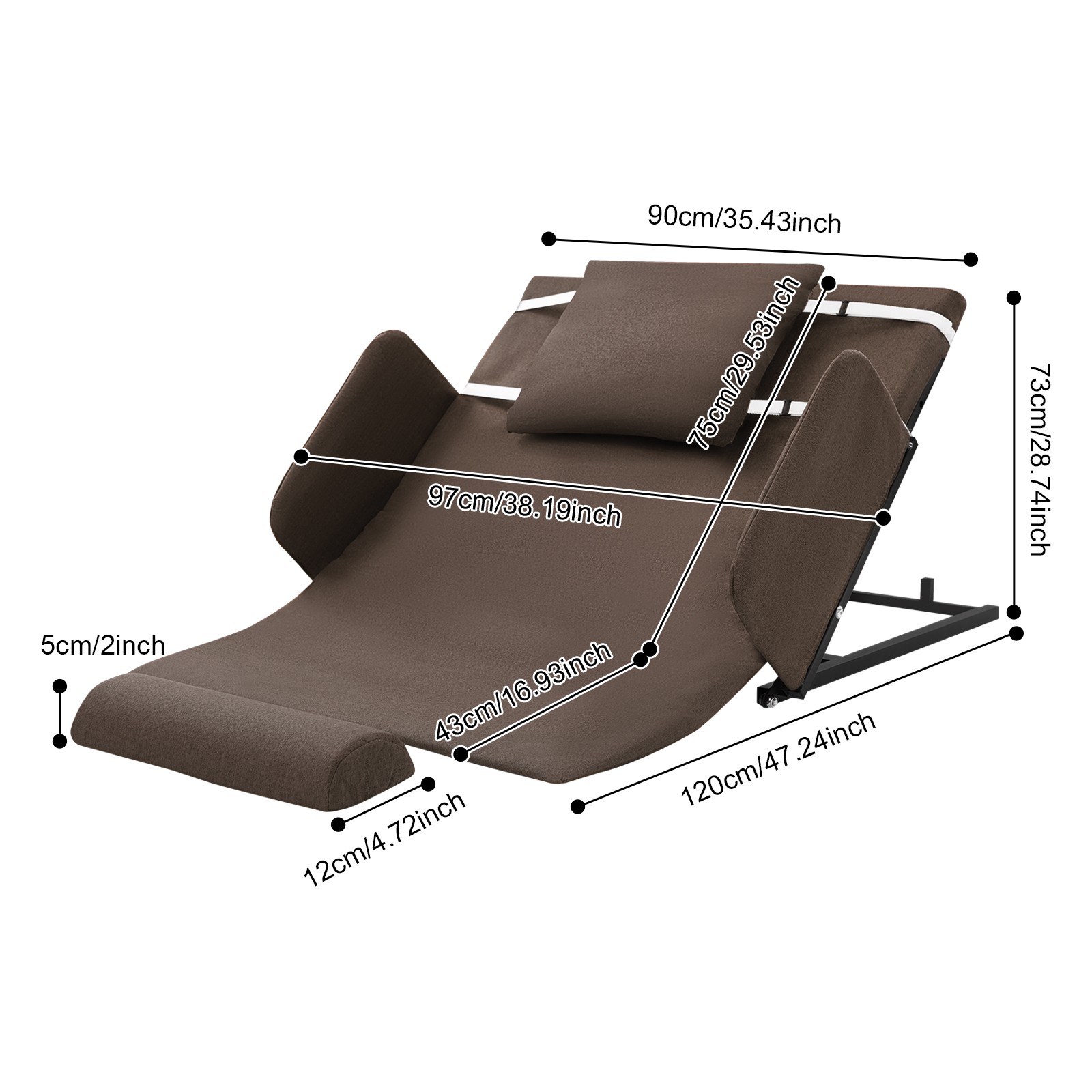 Electric Adjustable Bed Back Rest Lift Backrest Bed Electric Auxiliary Backrest