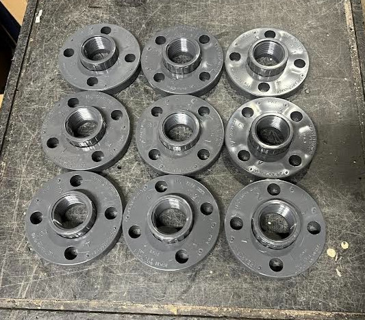 Lot of 9 Spears 854-012 1-1/4″ PVC Van Stone Flange SOC CL150 150PSI New