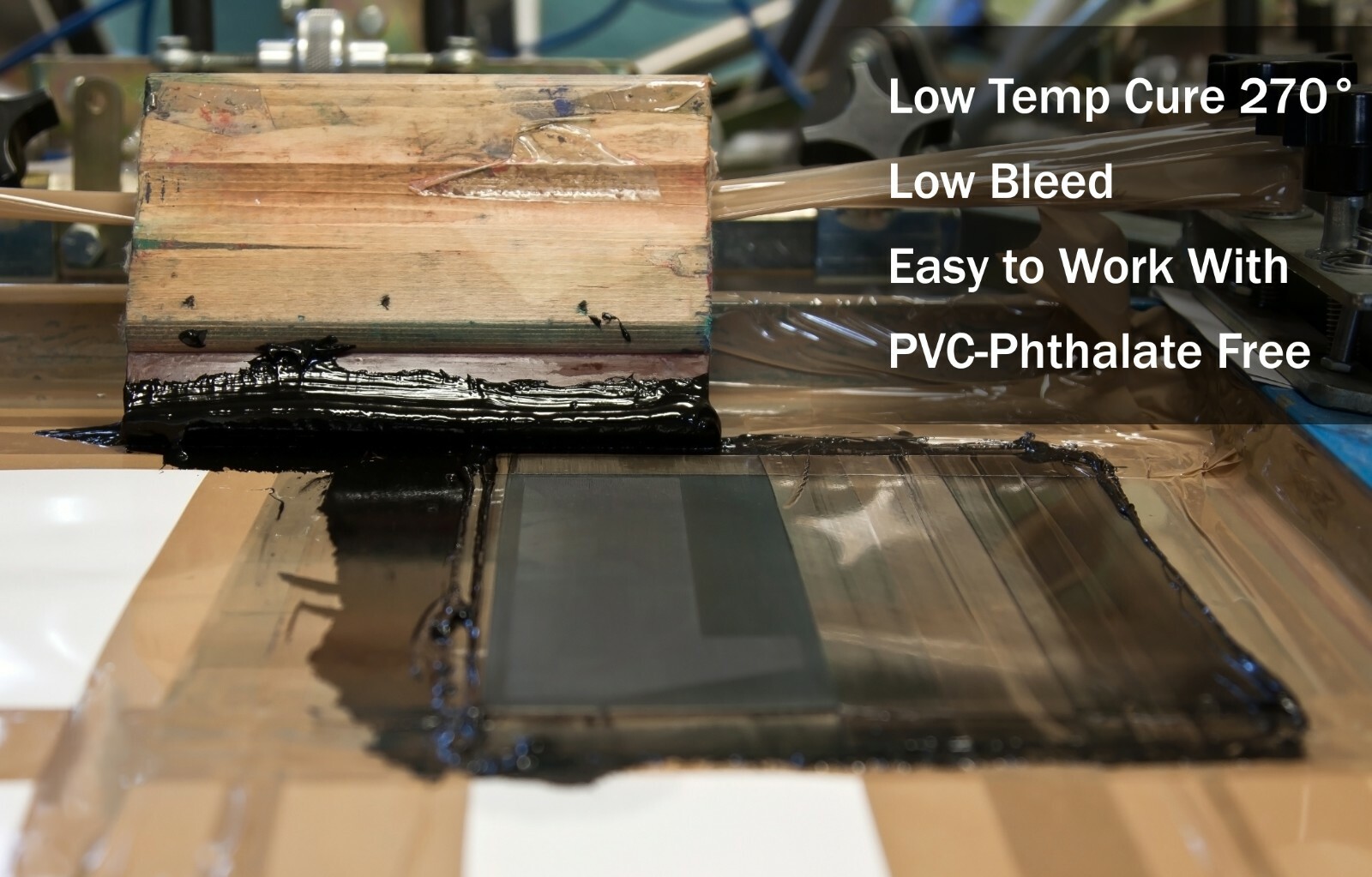 Plastisol Ink For Screen Printing – Low Temp Cure 270F – Primary Colors