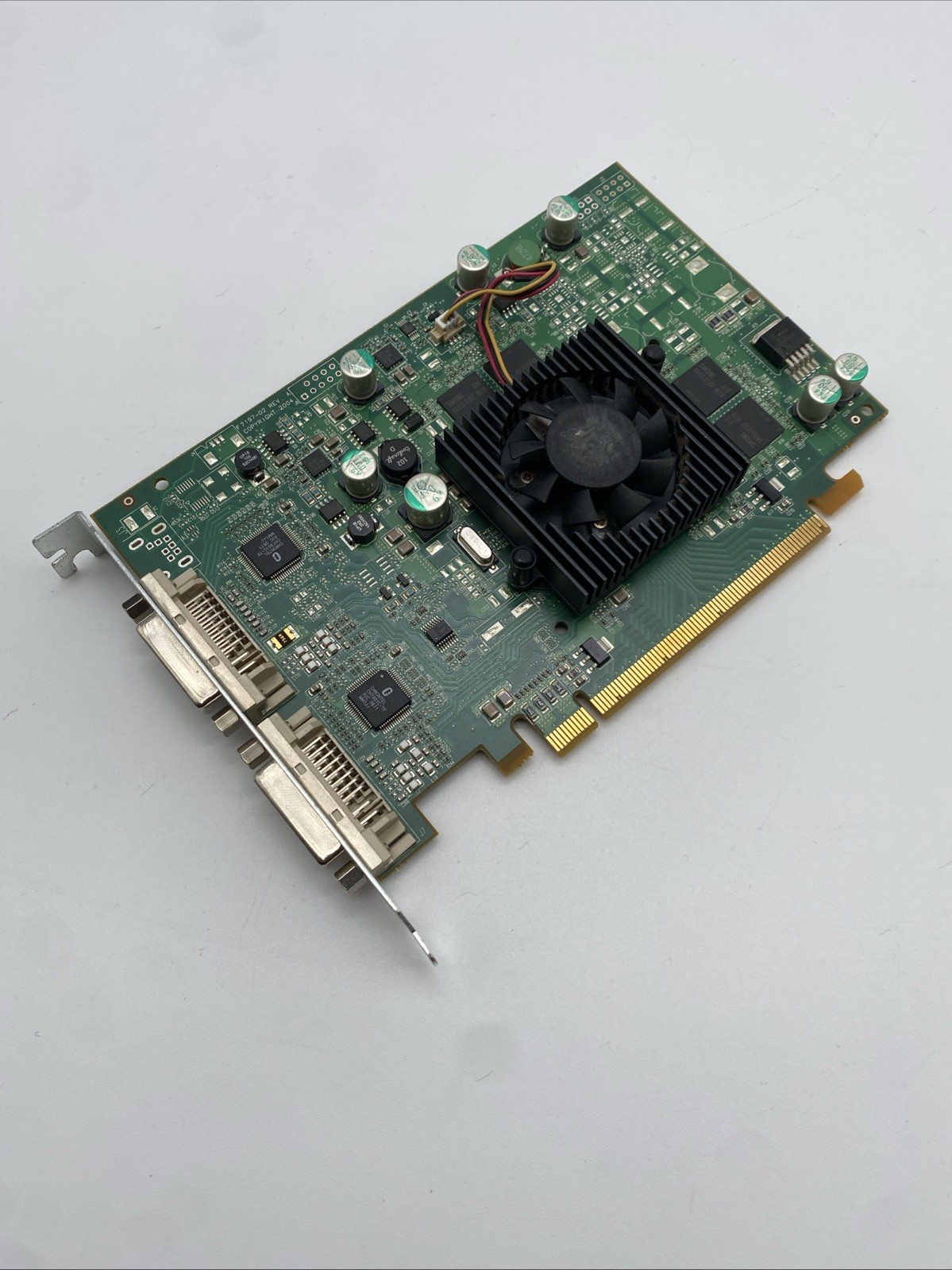 Matrox PCIe Graphics Card Dual DVI Video Card Fan Cooled P65-MDDE128F