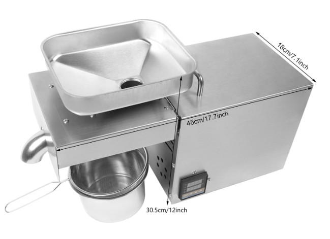 610w Commercial Oil Extractor, Peanut Coconut Automatic Oil Press Machine