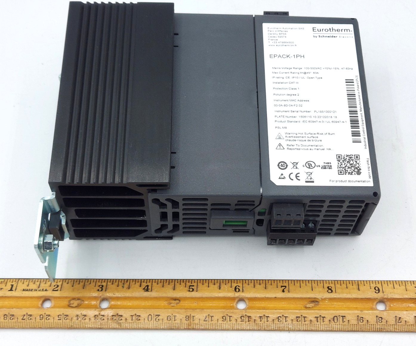 EUROTHERM EPACK-1PH /50A/500V/XXX/V2 POWER CONTROLLER Schneider *NEW AND SEALED*