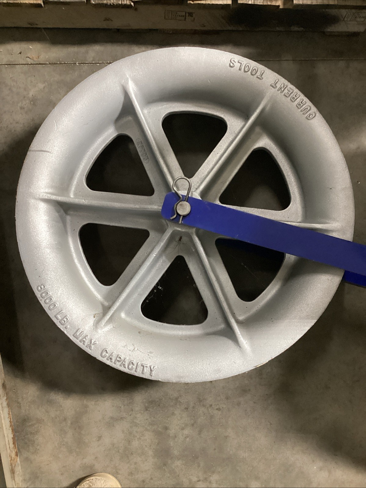 Current 8000 lbs. 824 24in Hook Type Cable Sheave Hook Refurbished