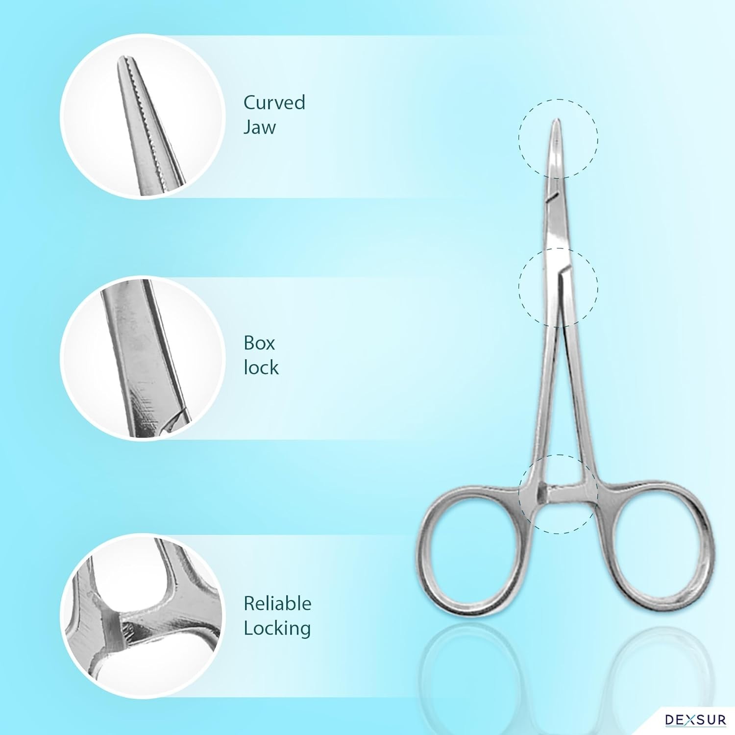 Curved and Straight Stainless Steel Forceps – Essential Fishing Tools
