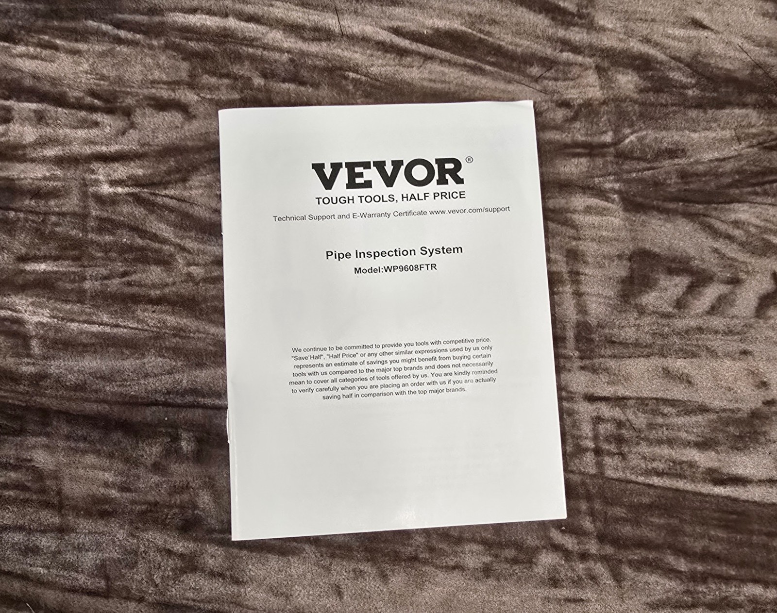 VEVOR Sewer Camera with 512Hz Locator, 98 ft/30 m (Open Box)