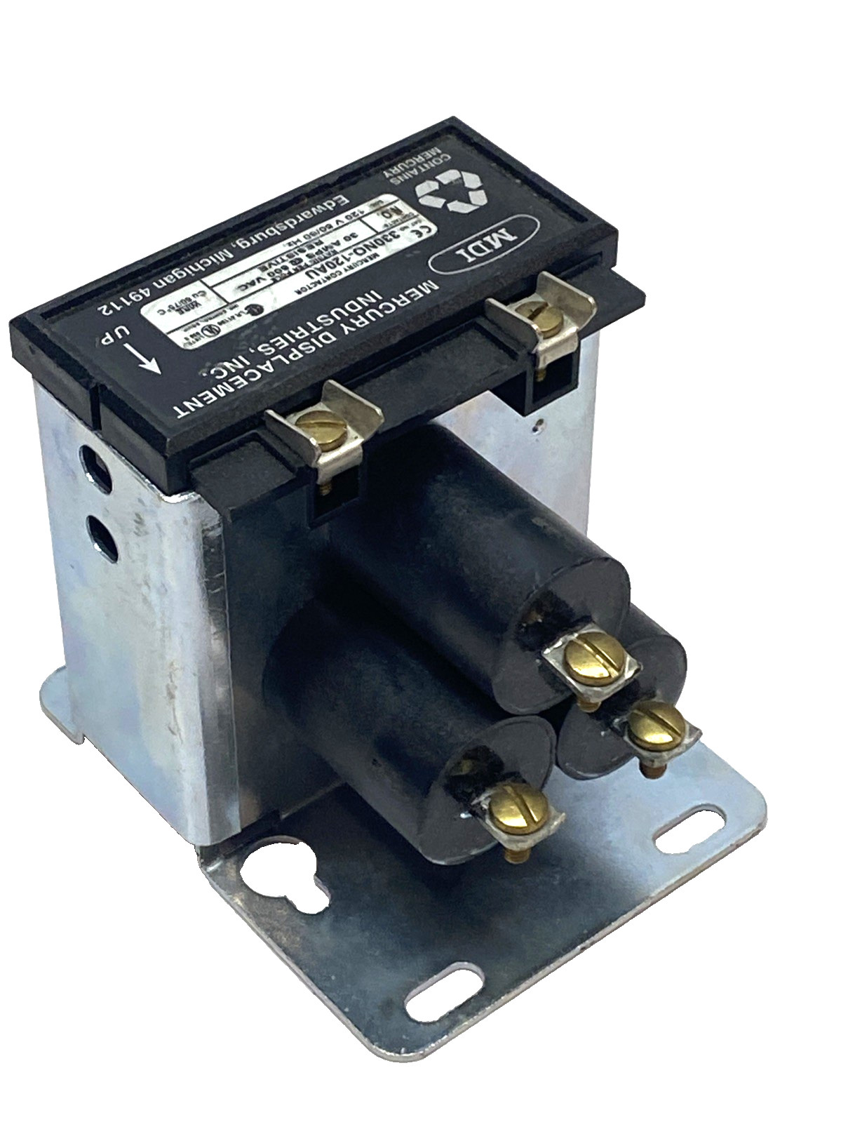 MDI 330NO-120AU Displacement Relay Contactor 120V Coil 30A 600VAC