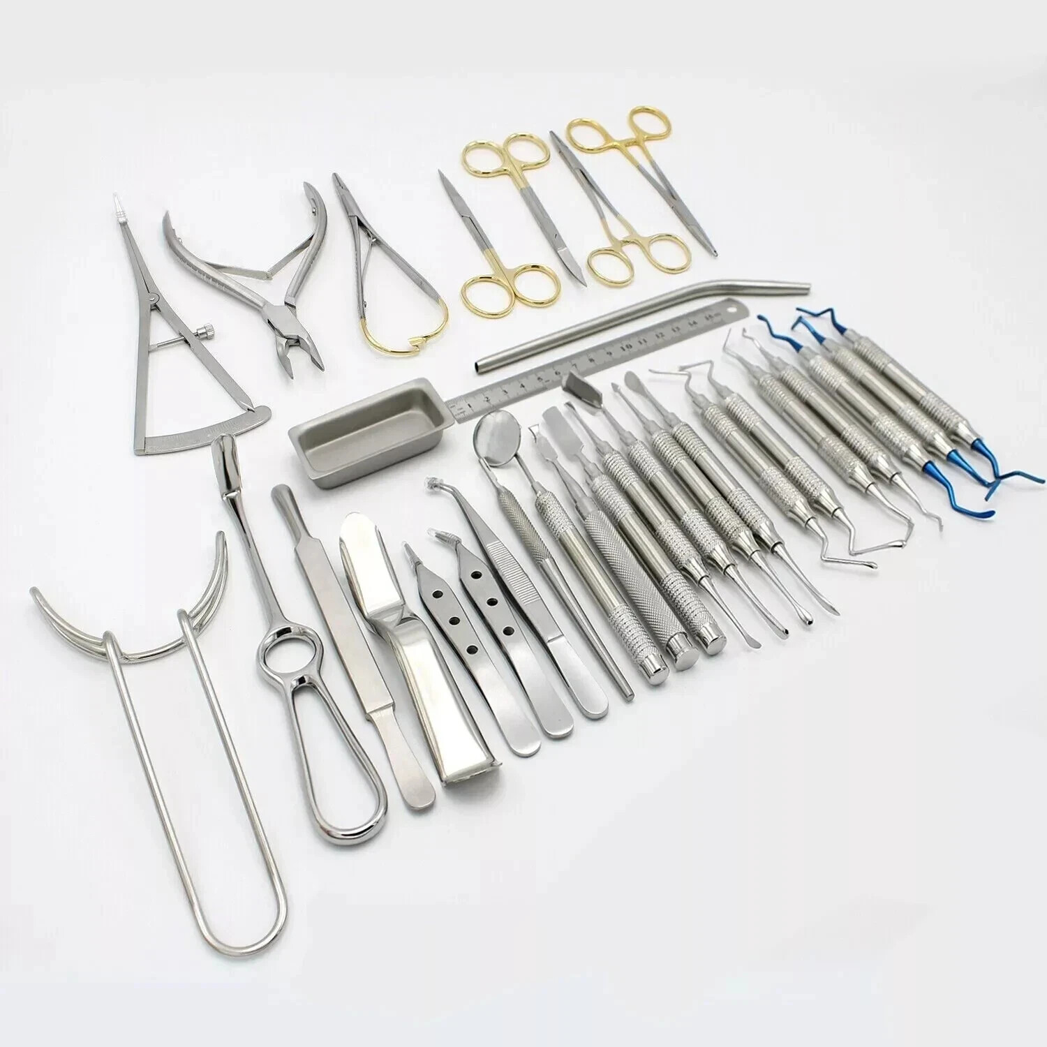 Periodontal Instruments Kit Dental Implants Surgical Orthodontics 33 PCS