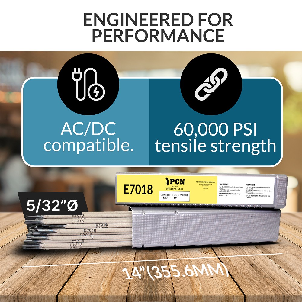 E7018 Welding Rod 5/32″ 10LB – Low Hydrogen – 770478